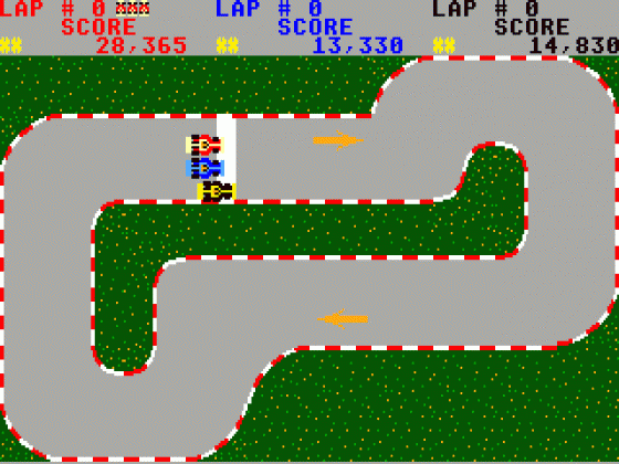 Grand Prix Challenge Screenshot 11 (Tandy Color Computer 3)