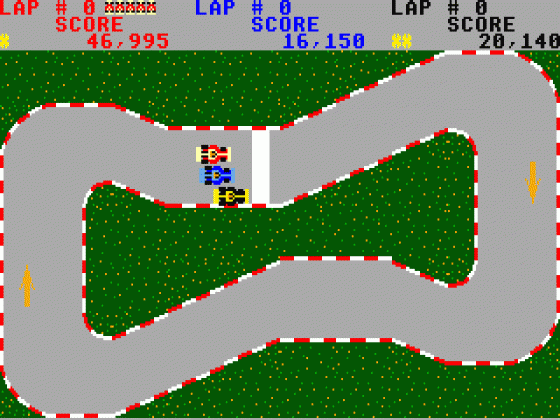 Grand Prix Challenge Screenshot 14 (Tandy Color Computer 3)