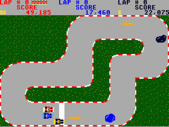 Grand Prix Challenge Screenshot 15 (Tandy Color Computer 3)