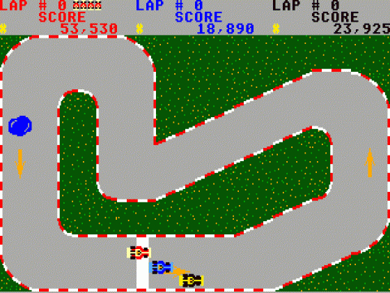 Grand Prix Challenge Screenshot 16 (Tandy Color Computer 3)