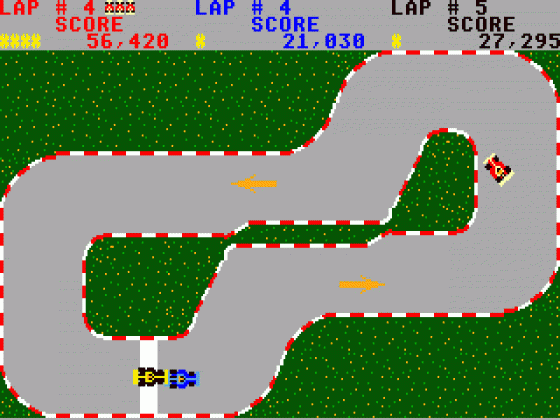 Grand Prix Challenge Screenshot 17 (Tandy Color Computer 3)