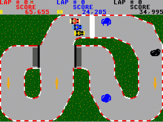 Grand Prix Challenge Screenshot 20 (Tandy Color Computer 3)