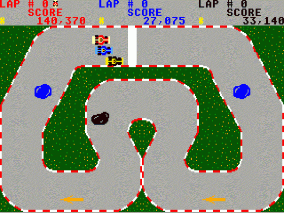 Grand Prix Challenge Screenshot 21 (Tandy Color Computer 3)