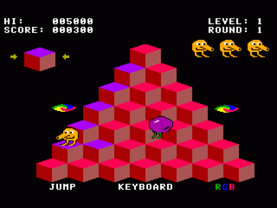 Pyramix Screenshot 1 (Tandy Color Computer 3)