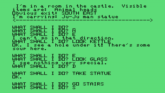 Adventure Screenshot 1 (TI99/4A)