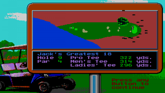 Jack Nicklaus' Greatest 18 Holes Of Major Championship Golf Screenshot 6 (PC Engine (EU Version)/TurboGrafix-16 (US Version))