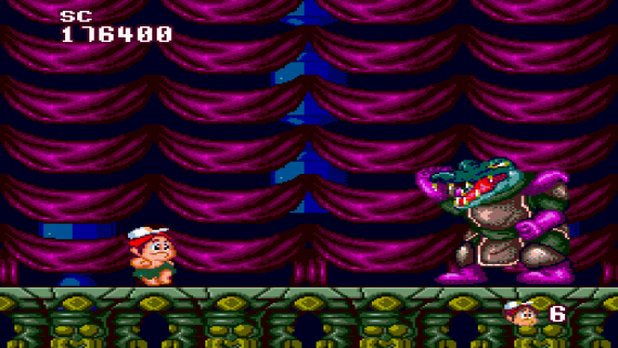 New Adventure Island Screenshot 23 (PC Engine (EU Version)/TurboGrafix-16 (US Version))