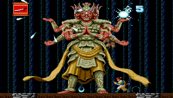 Ninja Spirit Screenshot 5 (PC Engine (EU Version)/TurboGrafix-16 (US Version))