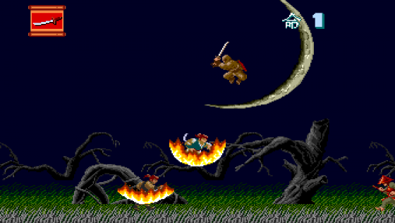 Ninja Spirit Screenshot 9 (PC Engine (EU Version)/TurboGrafix-16 (US Version))