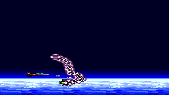 Aero Blasters Screenshot 6 (PC Engine (EU Version)/TurboGrafix-16 (US Version))