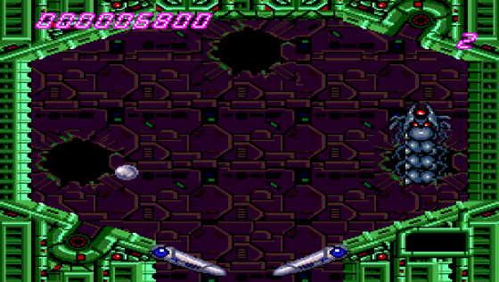 Alien Crush Screenshot 5 (PC Engine (EU Version)/TurboGrafix-16 (US Version))