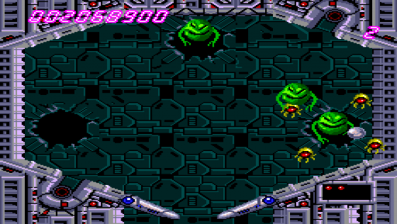 Alien Crush Screenshot 6 (PC Engine (EU Version)/TurboGrafix-16 (US Version))