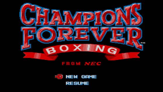 Champions Forever Boxing Screenshot 15 (PC Engine (EU Version)/TurboGrafix-16 (US Version))