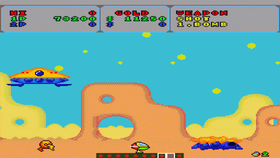 Fantasy Zone Screenshot 12 (PC Engine (EU Version)/TurboGrafix-16 (US Version))