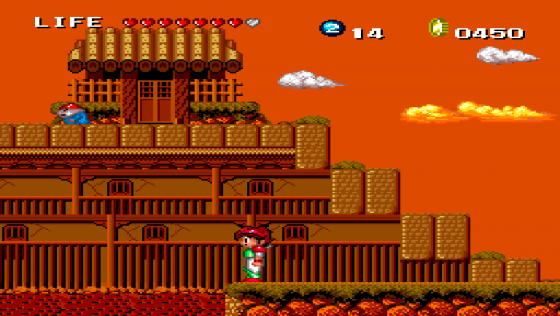 Keith Courage in Alpha Zones Screenshot 7 (PC Engine (EU Version)/TurboGrafix-16 (US Version))