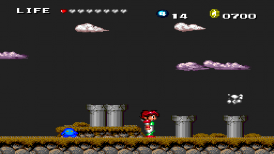 Keith Courage in Alpha Zones Screenshot 13 (PC Engine (EU Version)/TurboGrafix-16 (US Version))