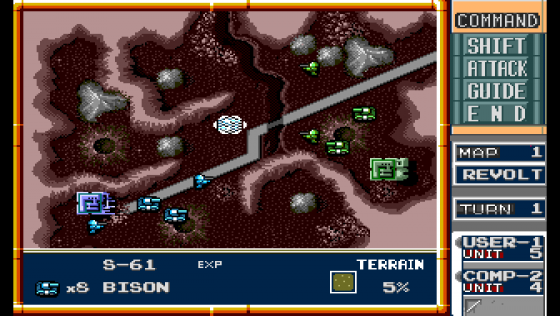 Military Madness Screenshot 8 (PC Engine (EU Version)/TurboGrafix-16 (US Version))