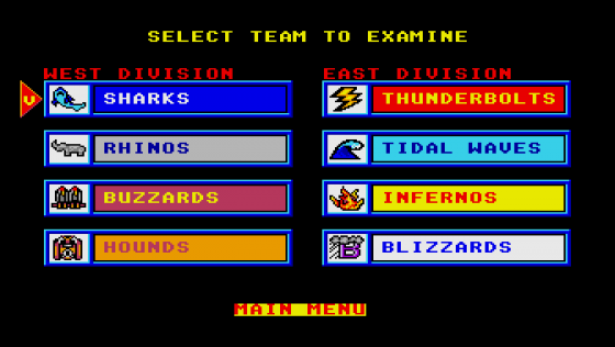 TV Sports Football Screenshot 11 (PC Engine (EU Version)/TurboGrafix-16 (US Version))