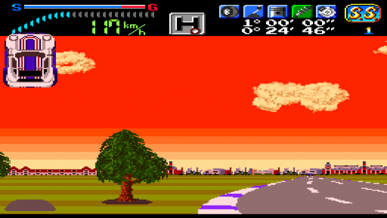 Victory Run Screenshot 6 (PC Engine (EU Version)/TurboGrafix-16 (US Version))