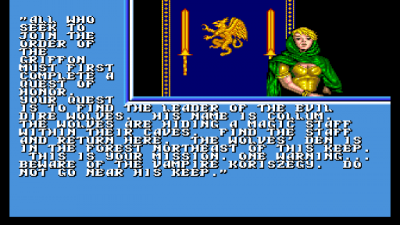 Dungeons & Dragons: Order of the Griffon Screenshot 11 (PC Engine (EU Version)/TurboGrafix-16 (US Version))