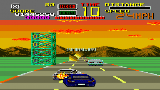 Chase H.Q. Screenshot 11 (PC Engine (EU Version)/TurboGrafix-16 (US Version))