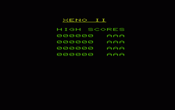 Xeno II Screenshot 10 (Commodore Vic 20)