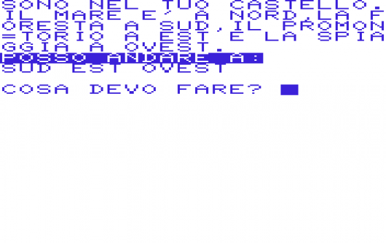 La Corona Di Pietra Screenshot 1 (Commodore Vic 20)