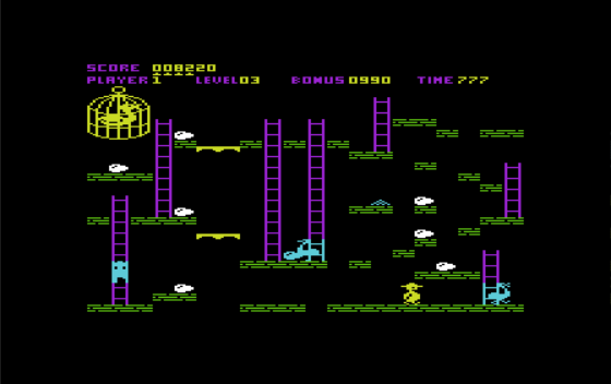 Chuckie Egg Screenshot 8 (Commodore Vic 20)