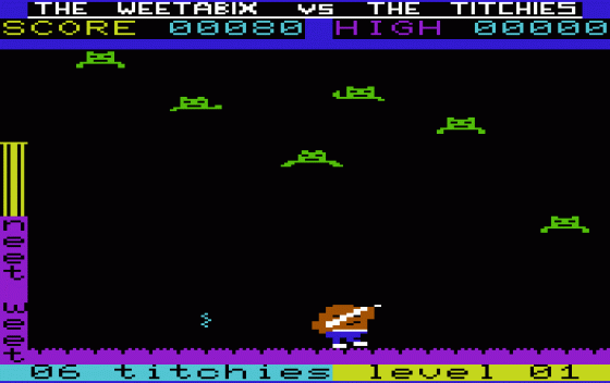 Weetabix Versus The Titchies Screenshot 18 (Commodore Vic 20)