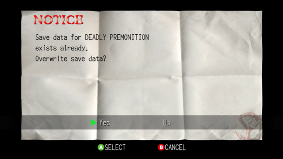 Deadly Premonition Screenshot 45 (Xbox 360 (US Version))