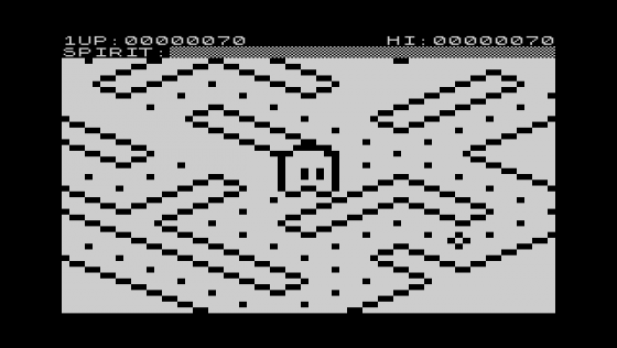 One Little Ghost Screenshot 1 (Sinclair ZX81)