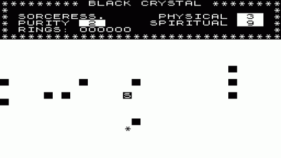 Black Crystal Screenshot 7 (Sinclair ZX81)