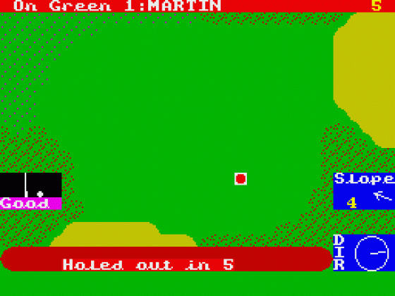 Pro Golf - Pebble Beach Screenshot 9 (ZX Vega)