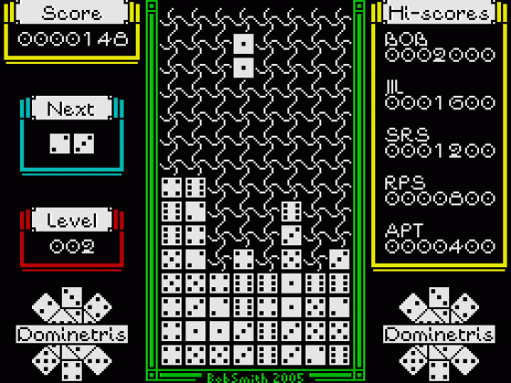 Dominetris Screenshot 25 (ZX Vega)