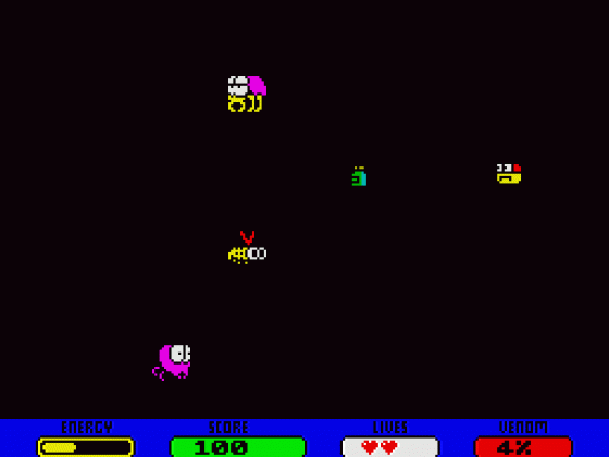 Willy The Wasp Screenshot 6 (ZX Vega)