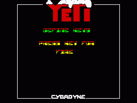 Yeti Screenshot 10 (ZX Vega)