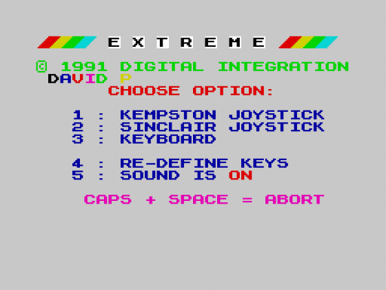 Extreme Screenshot 14 (ZX Vega)