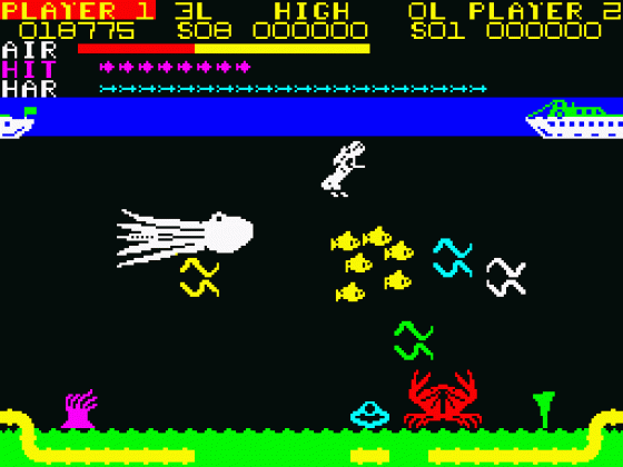 Devil Diver Screenshot 24 (ZX Vega)