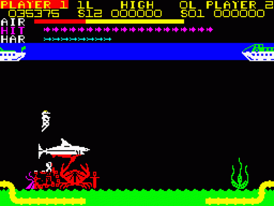 Devil Diver Screenshot 25 (ZX Vega)