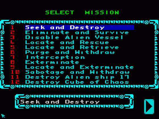 Space Crusade Screenshot 8 (ZX Vega)