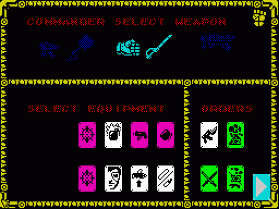 Space Crusade Screenshot 10 (ZX Vega)