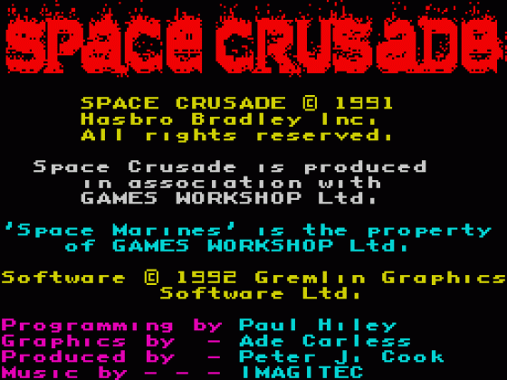 Space Crusade Screenshot 14 (ZX Vega)