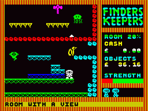 Finders Keepers Screenshot 6 (ZX Vega)