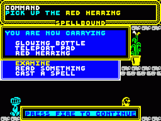 Spellbound Screenshot 5 (ZX Vega)