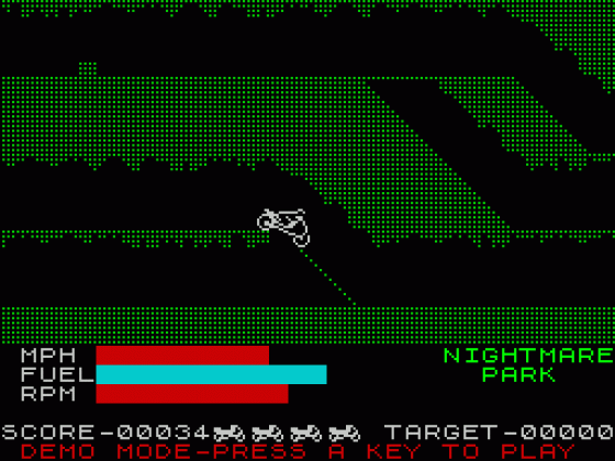 Wheelie Screenshot 5 (ZX Vega)