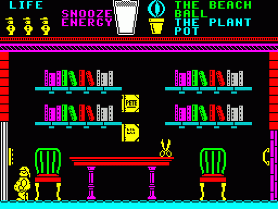 Pyjamarama Screenshot 6 (ZX Vega)