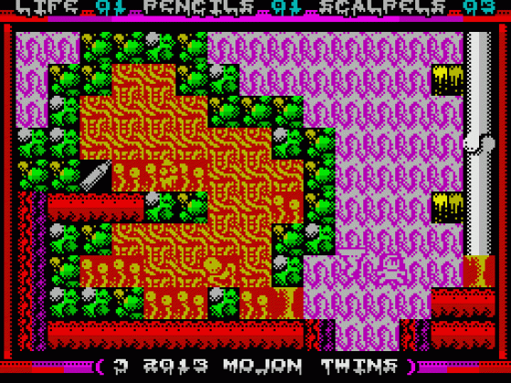 Journey To The Centre Of The Nose Screenshot 9 (ZX Vega)