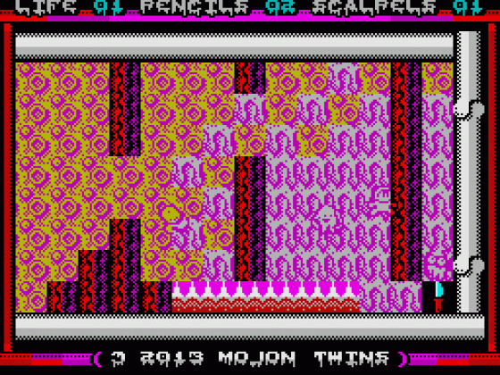 Journey To The Centre Of The Nose Screenshot 14 (ZX Vega)