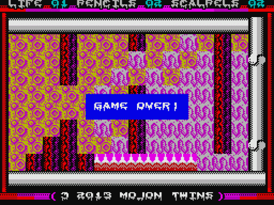 Journey To The Centre Of The Nose Screenshot 15 (ZX Vega)