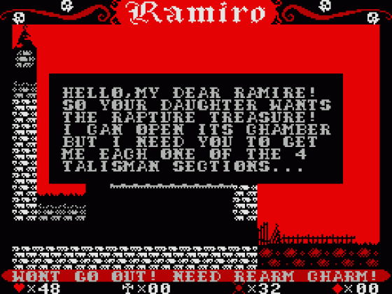 Ramire The Vampire Screenshot 5 (ZX Vega)